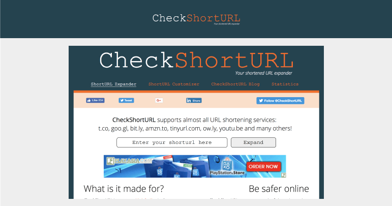 check short URL