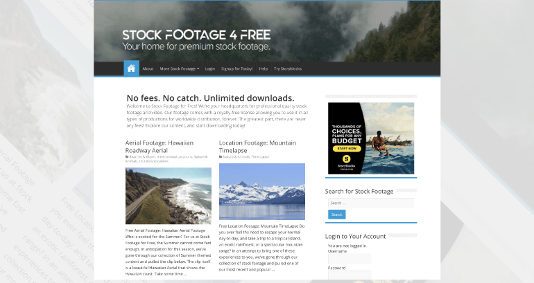 Stock Footage for Free
